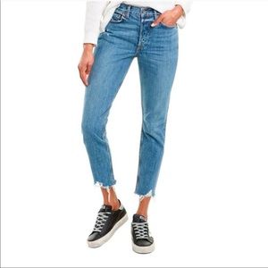 Grlfrnd Karolina Forget Me Never High-Rise Crop